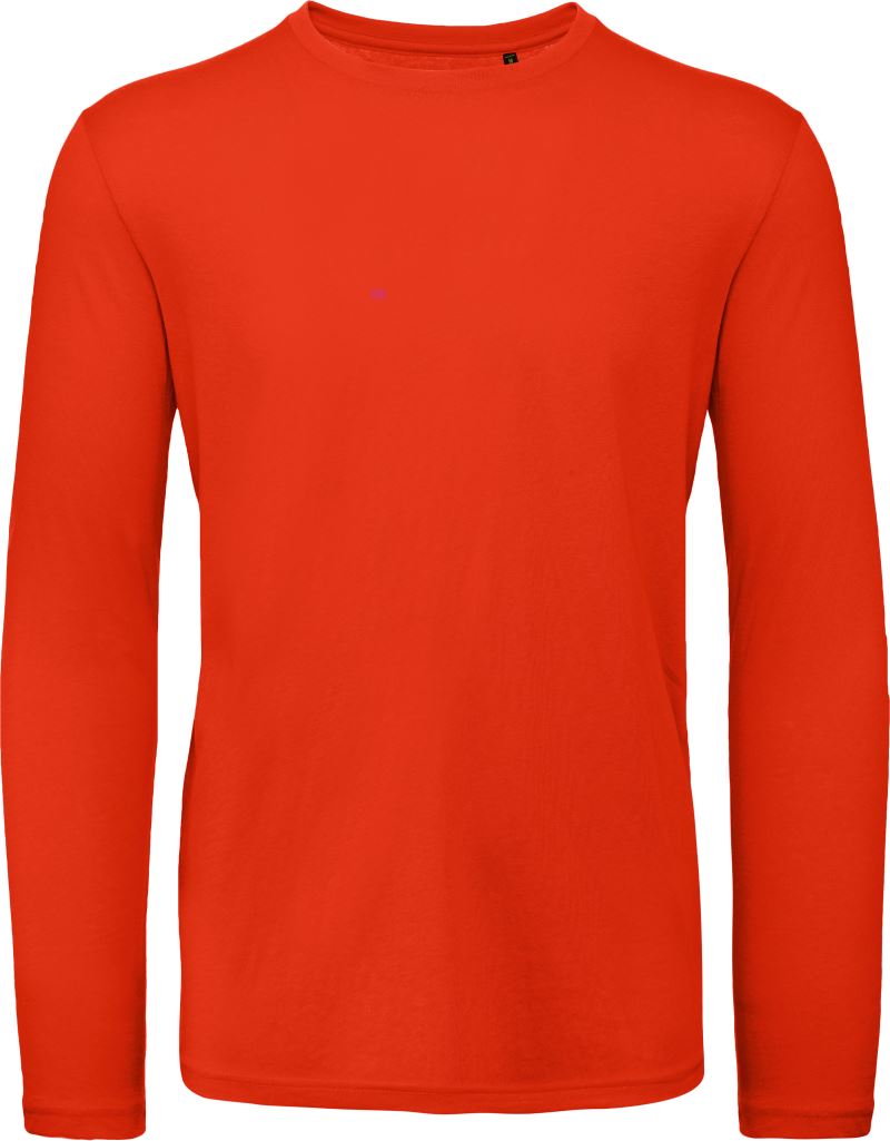 Levně Pánské tričko s dlouhým rukávem - fire red