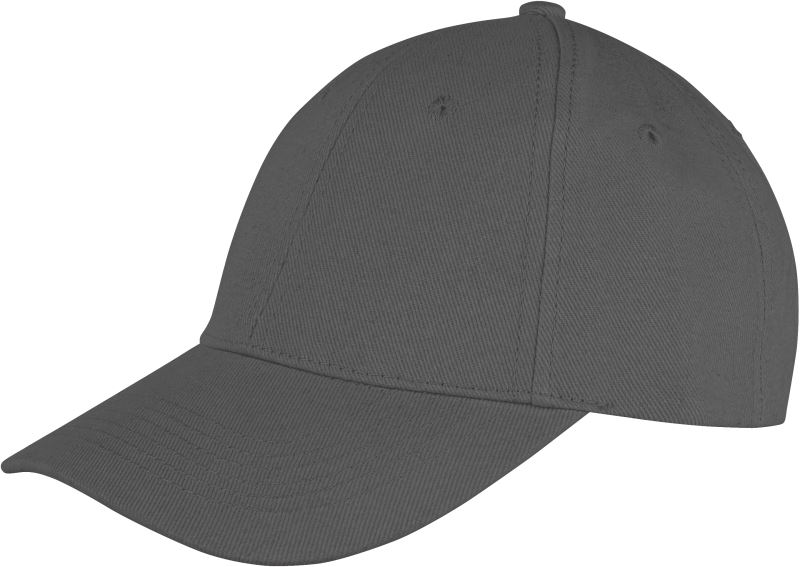Levně 6 panelová nízkoprofilová kšiltovka - charcoal grey