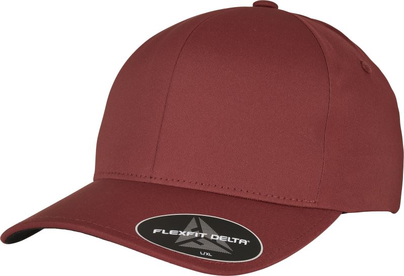 Levně 6 panelová kšiltovka "Delta" - maroon