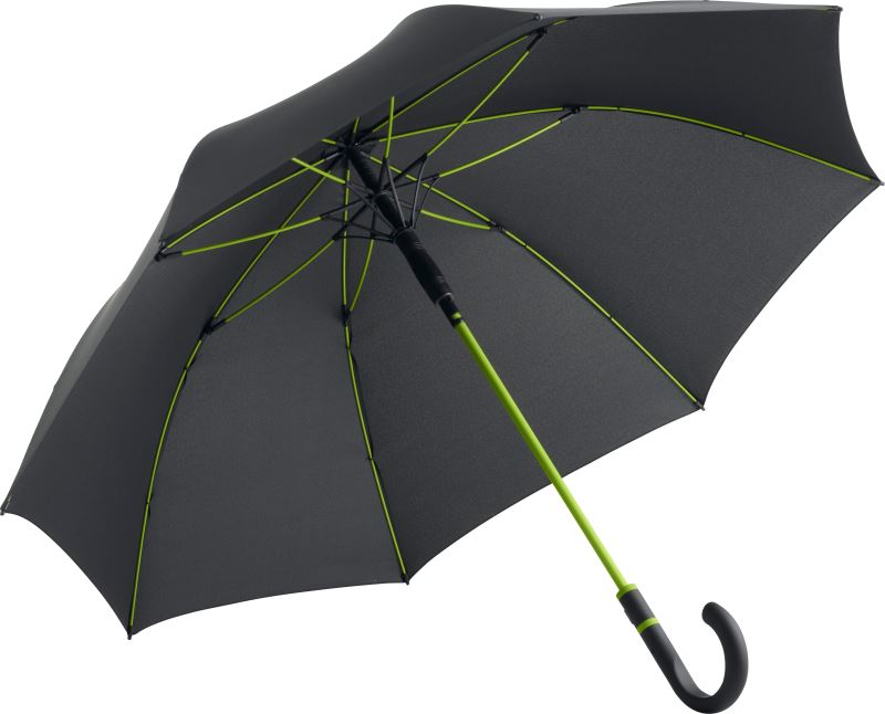 Levně AC středně velký deštník "Style" - black/lime