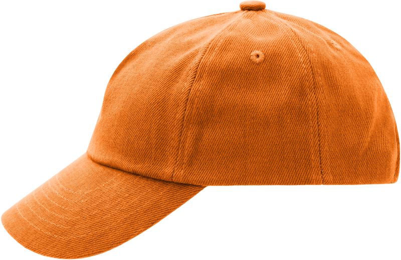 Dětská 5 panelová kšiltovka - orange
