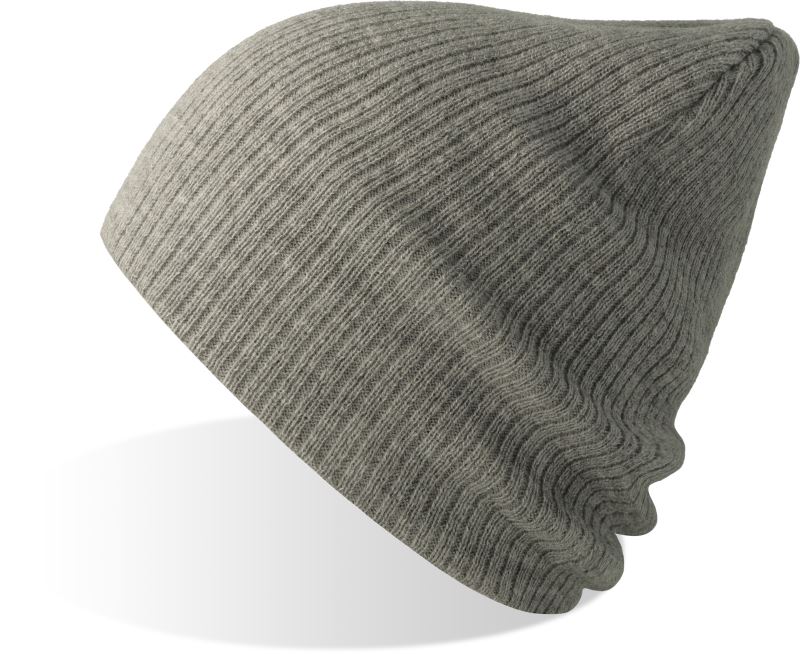 Pletená čepice - light grey melange