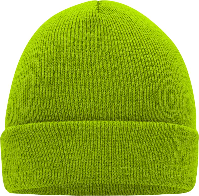 Pletená čepice - lime green