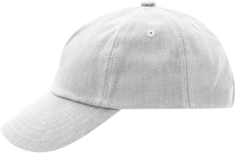 Dětská 5 panelová kšiltovka - white