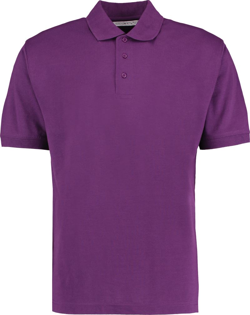 Levně Pánské piqué polo "Superwash" - dark purple
