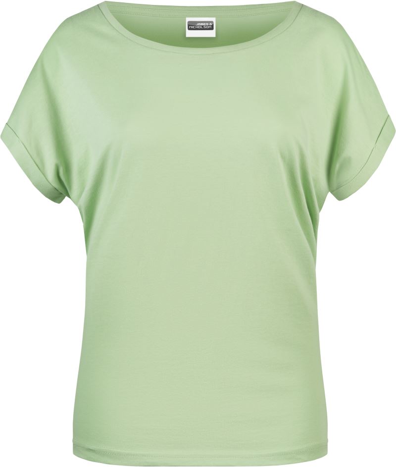 Levně Dámské tričko z bio bavlny - soft green