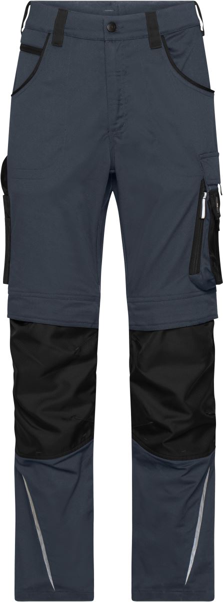 Levně Pracovní kalhoty "Modern Style" - Strong - carbon/black
