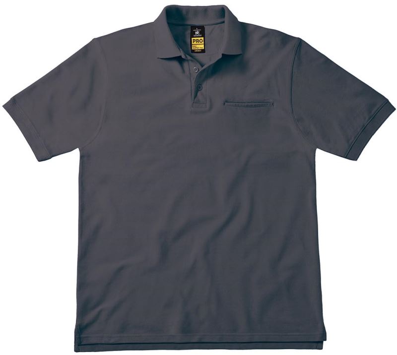 Levně Pracovní piqué polo - dark grey