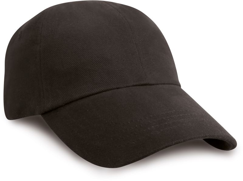 6 panelová nízkoprofilová kšiltovka - black