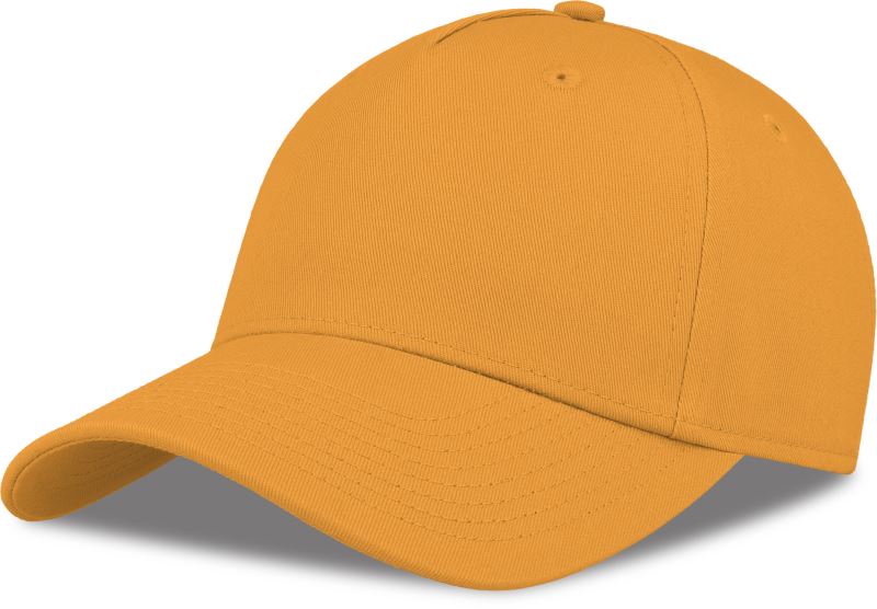 5 panelová kšiltovka - yellow