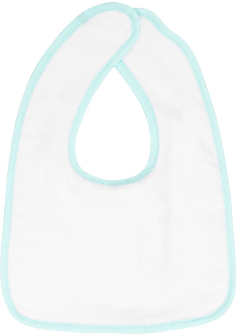 Levně Dětský bryndák - white/mint