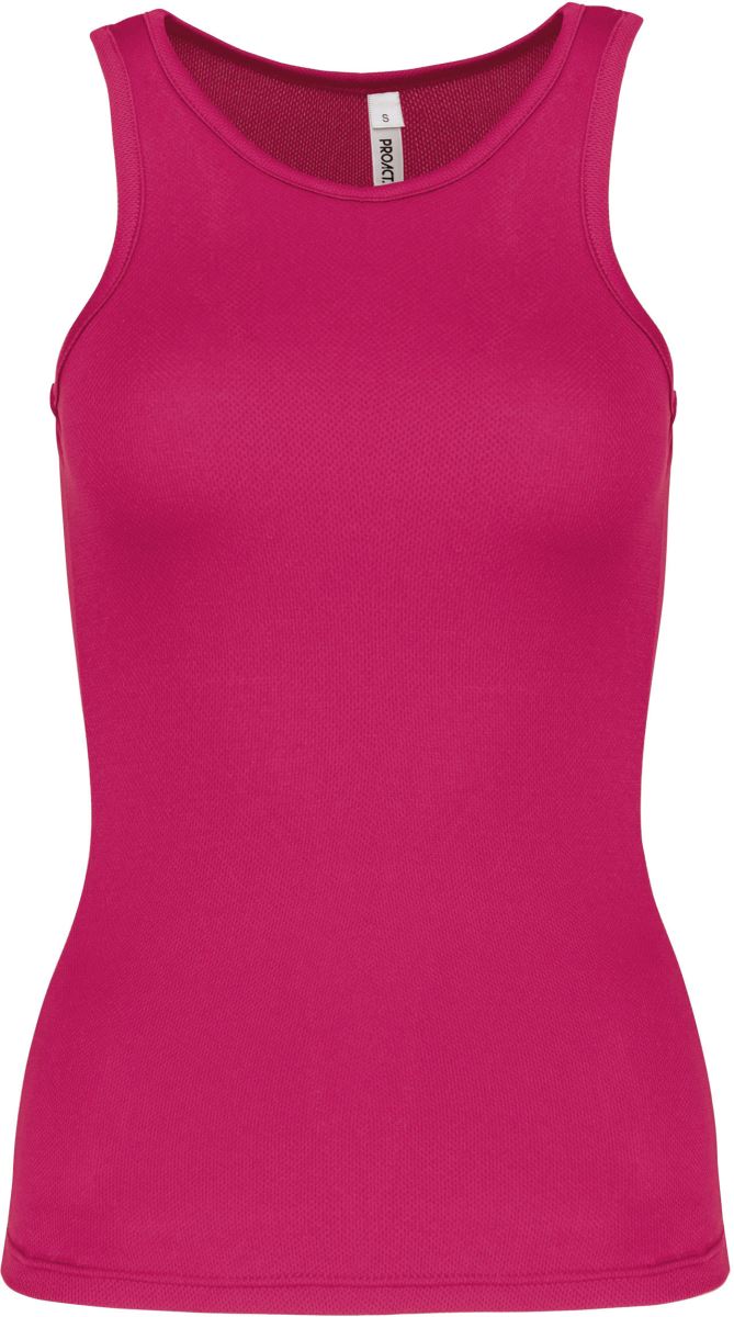 Levně Dámské sportovní tílko - fuchsia