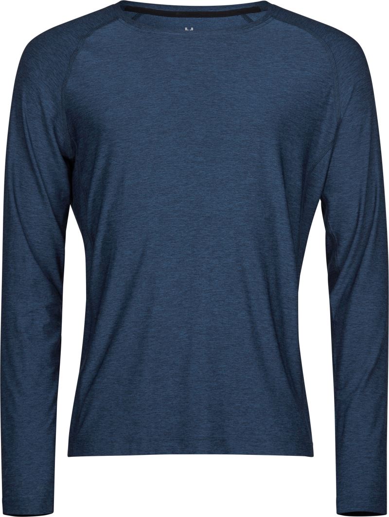 Levně Sportovní tričko CoolDry s dlouhým rukávem - navy melange