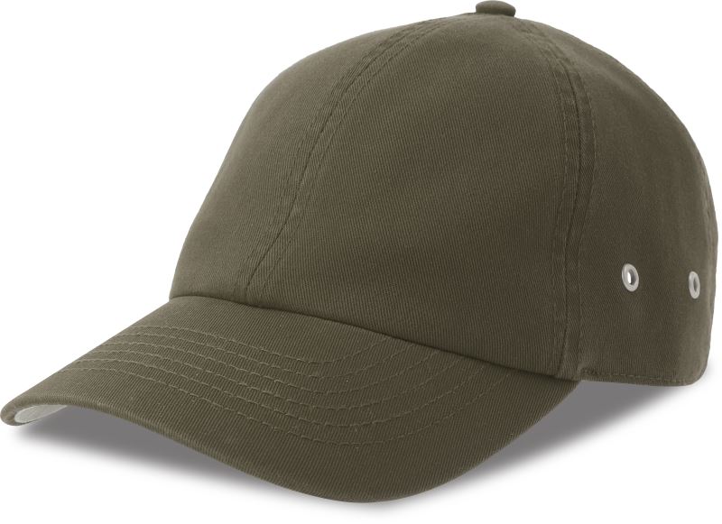 6 panelová baseballová kšiltovka - olive