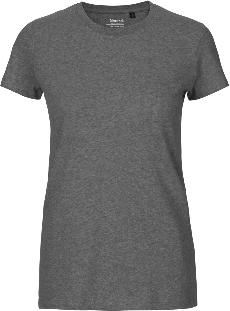 Levně Dámské tričko z bio bavlny - dark heather