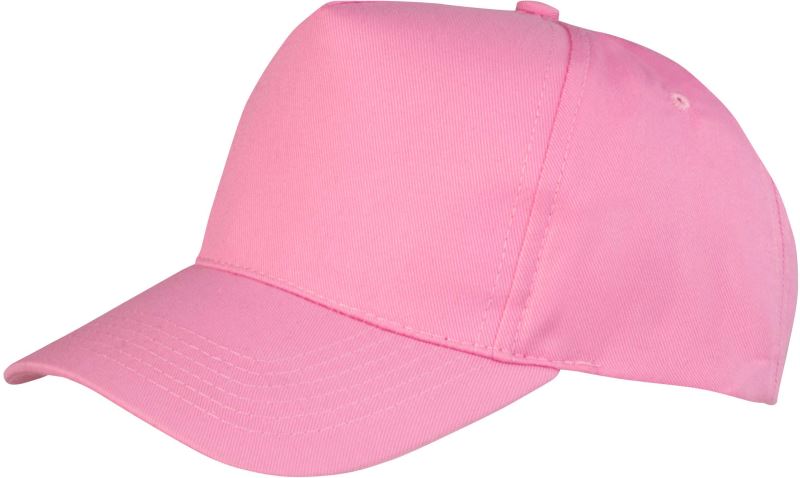 Levně 5 panelová kšiltovka - pink