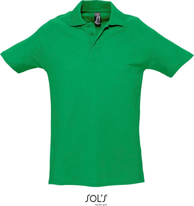 Levně Piqué polo - kelly green