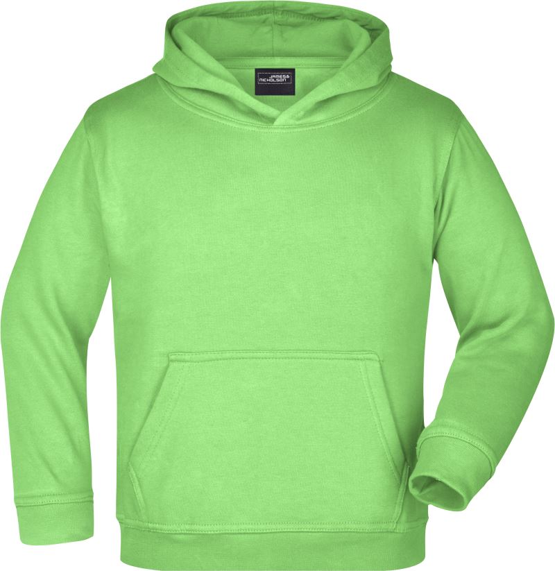 Dětská mikina s kapucí - lime green