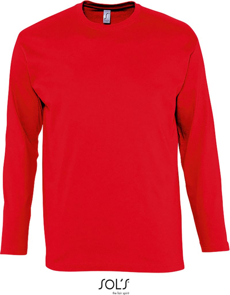 Levně Tričko s dlouhým rukávem - red