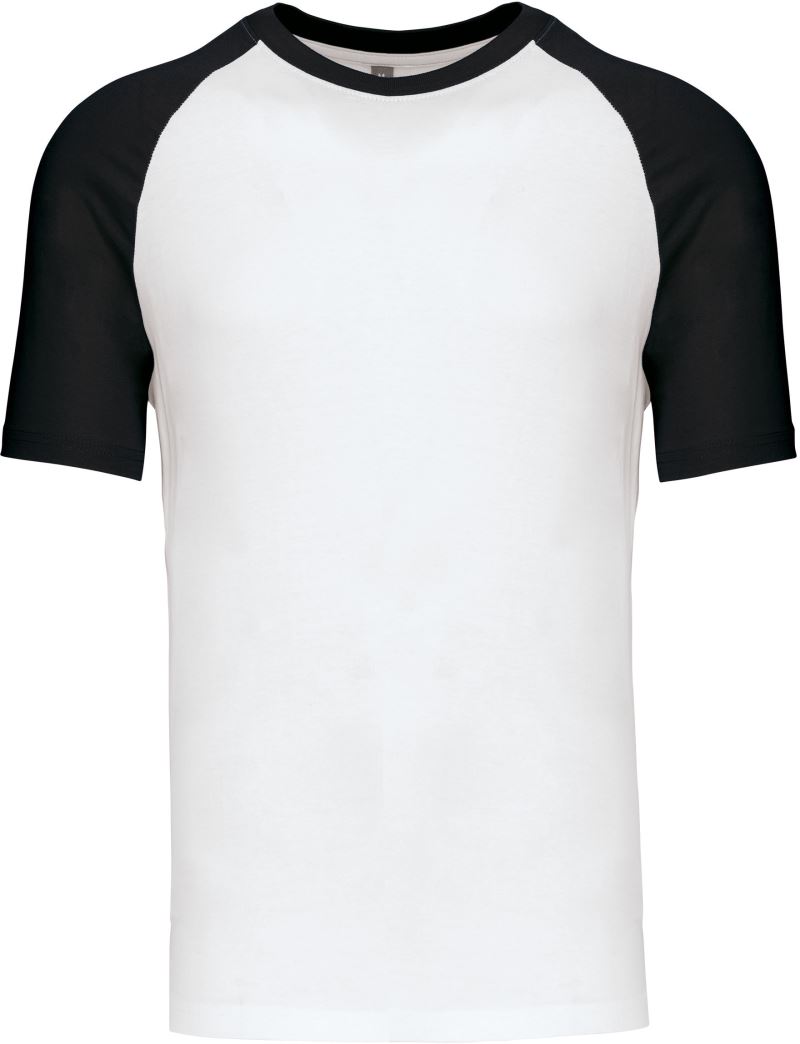Levně Baseballové tričko - white/black