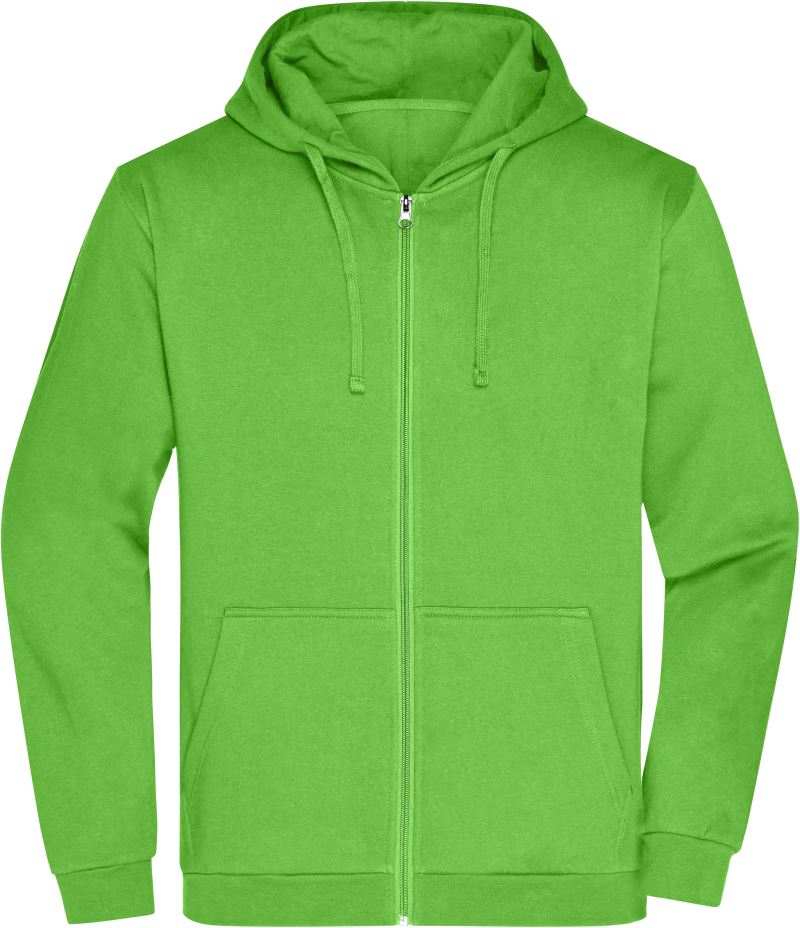 Pánská mikina s kapucí - lime green