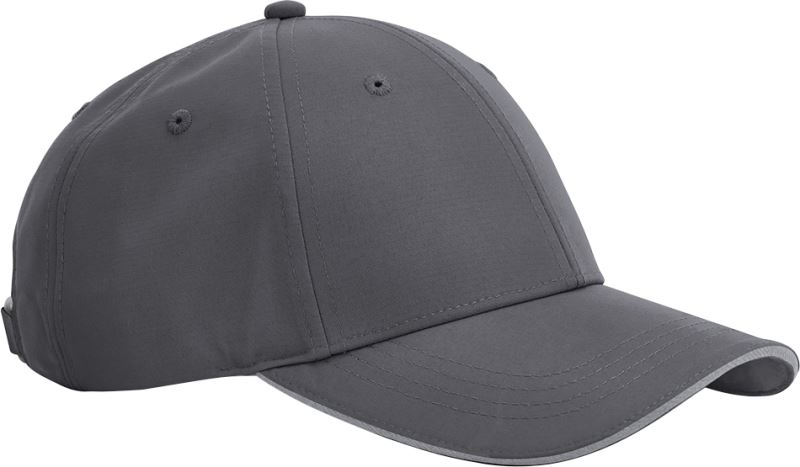 Levně 6 panelová kšiltovka "Team Sports-Tech" - graphite grey/light grey