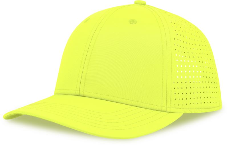 Levně 6 panelová kšiltovka - yellow fluo