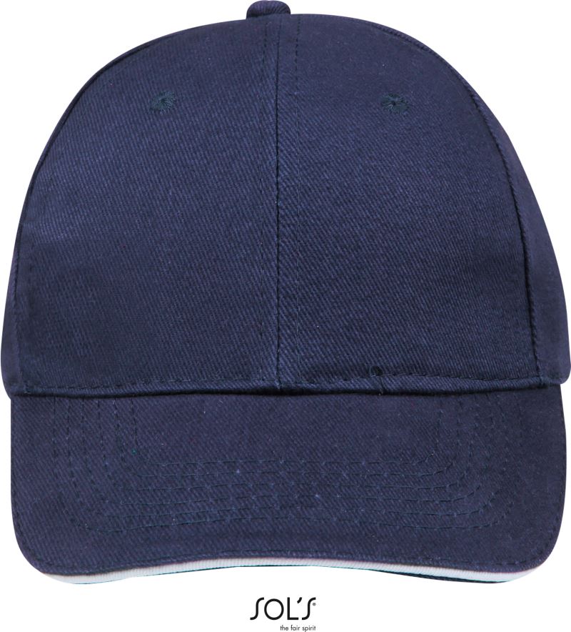 Levně 6 panelová baseballová kšiltovka - french navy/white