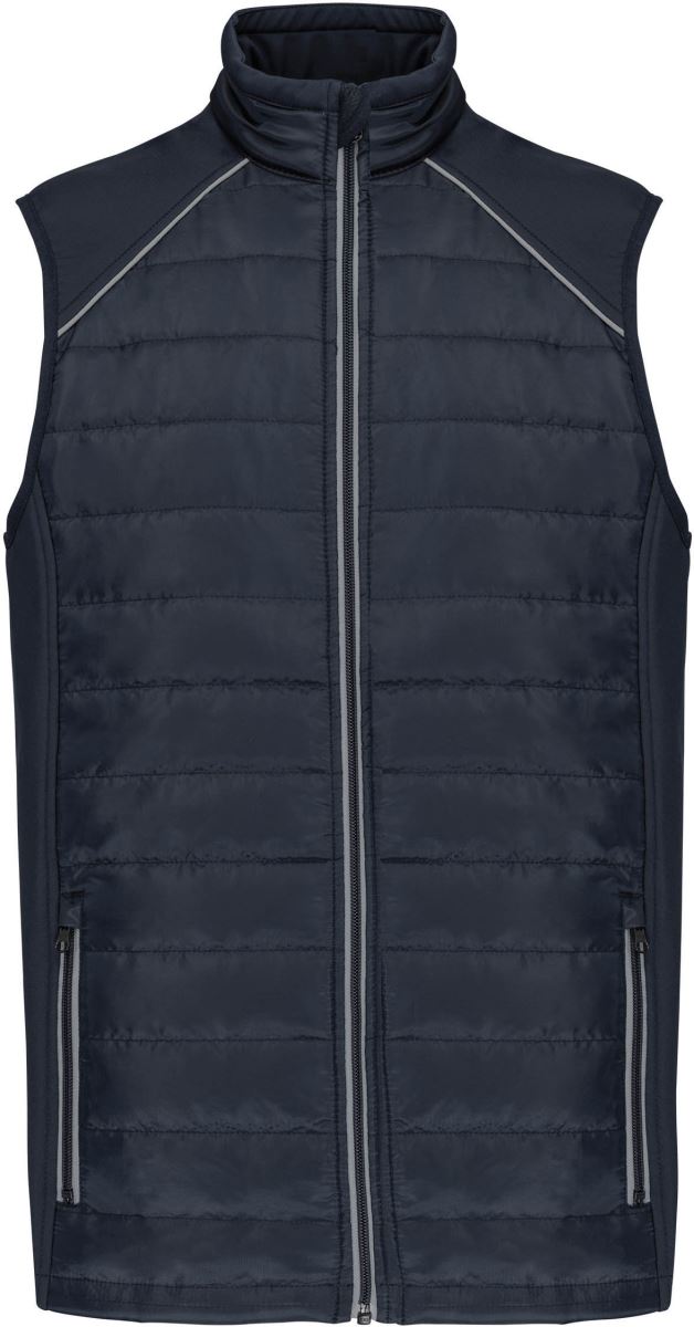 Levně Pracovní hybridní vesta "Day-to-Day" - navy/silver