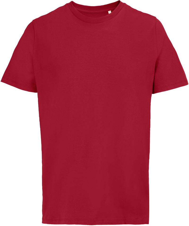 Levně Unisex bio IC tričko - folk red