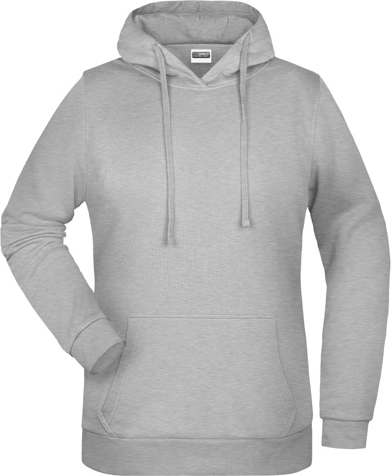 Dámská mikina s kapucí - grey heather