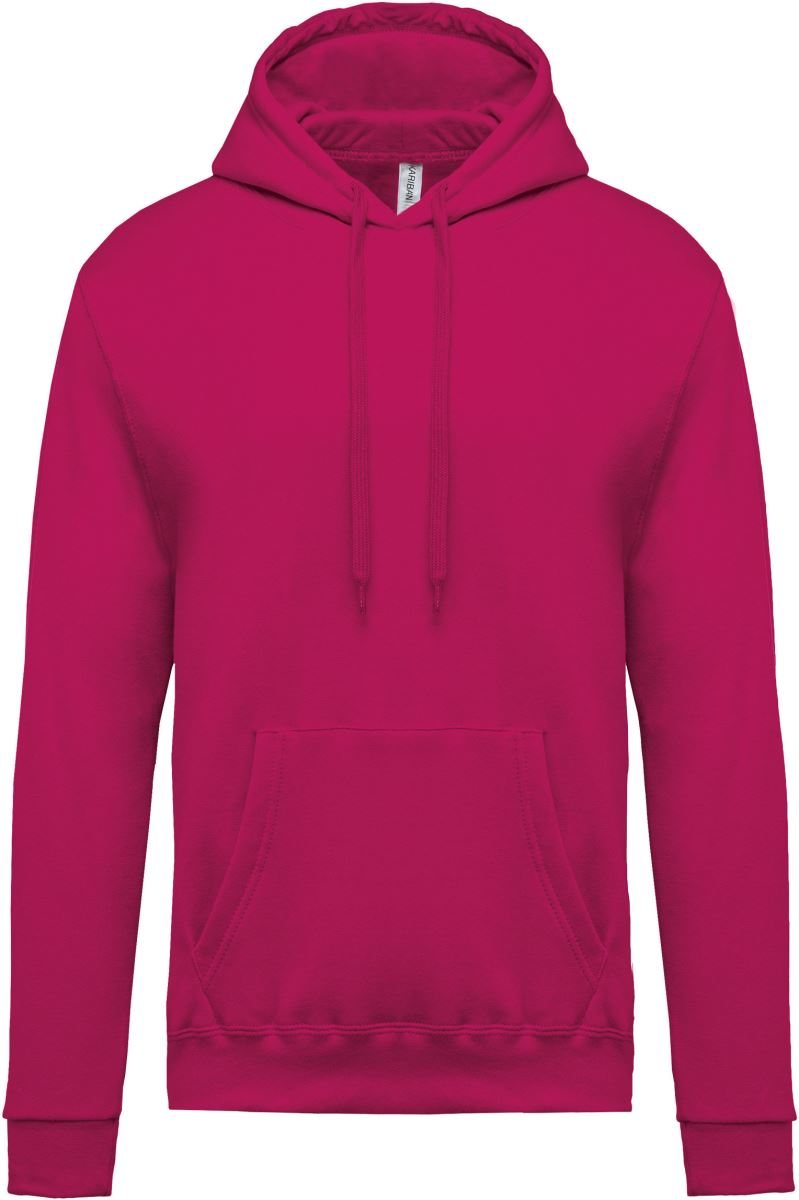 Levně Pánská mikina s kapucí - fuchsia