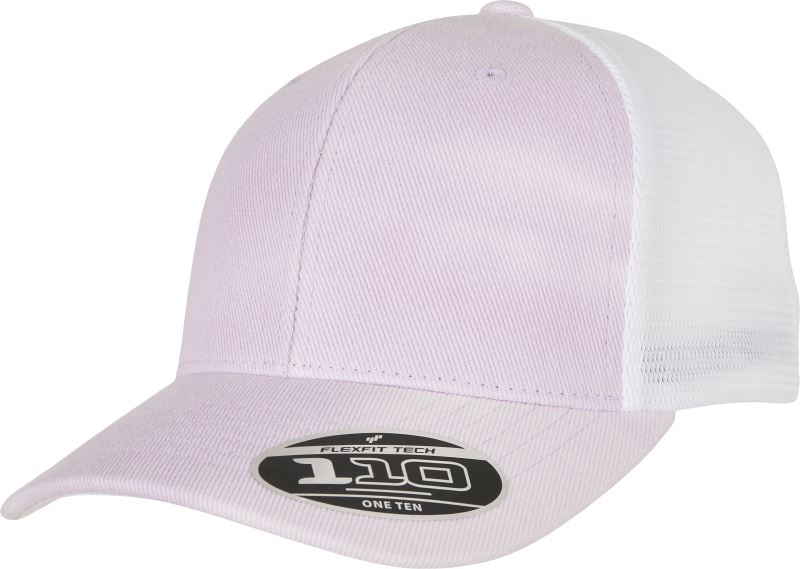 Levně 6 panelová síťovaná kšiltovka - batik lavender