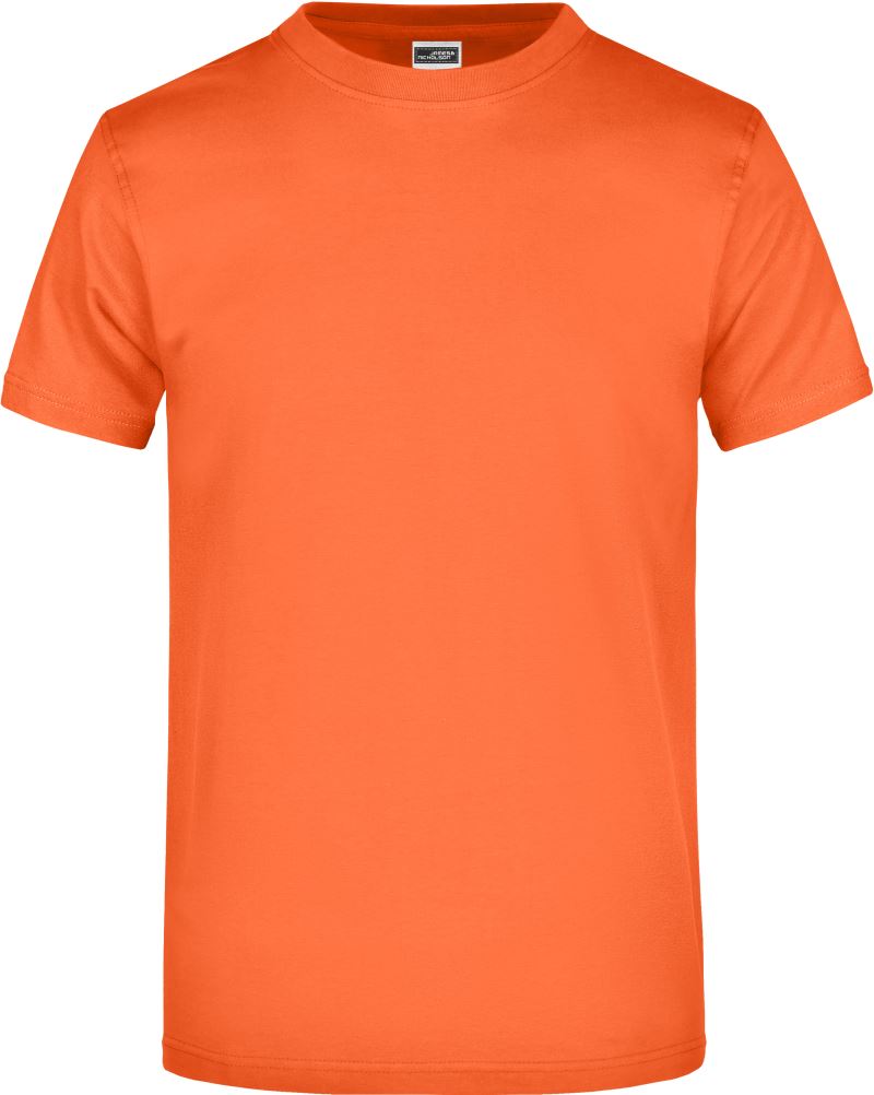 Levně Tričko z těžké bavlny - dark orange