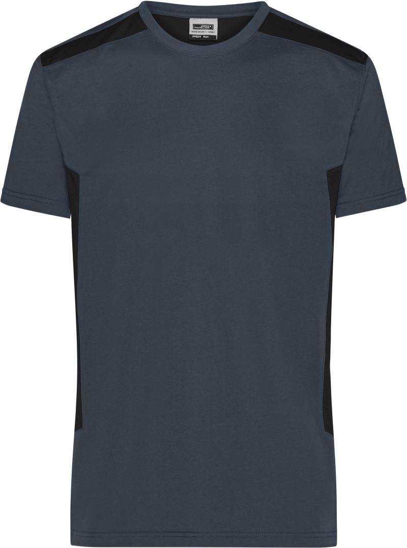 Levně Pánské pracovní tričko - Strong - carbon/black