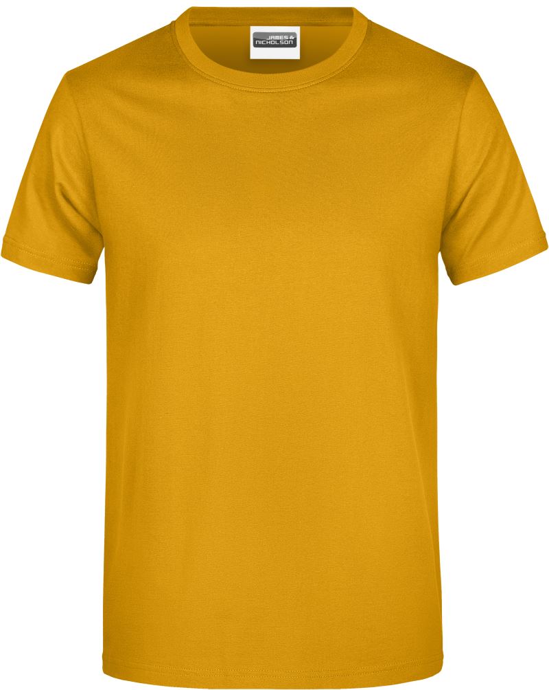 Levně Pánské tričko - gold yellow