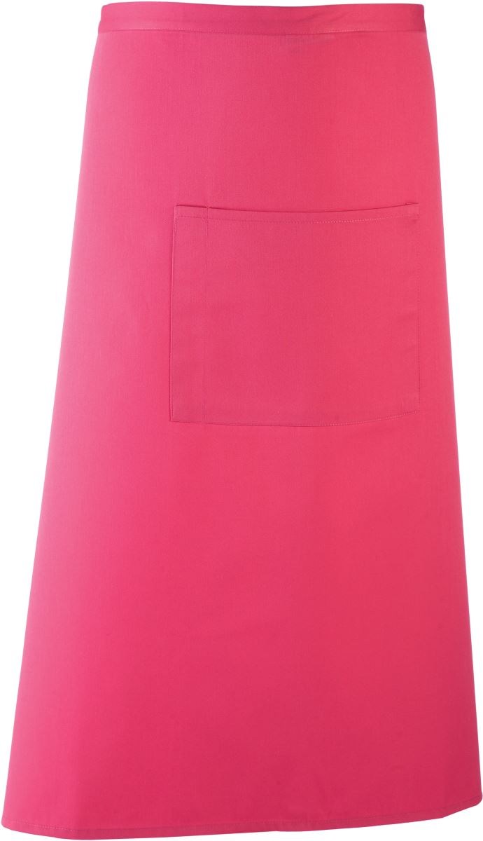 Levně Zástěra do pasu dlouhá "Colours" - hot pink