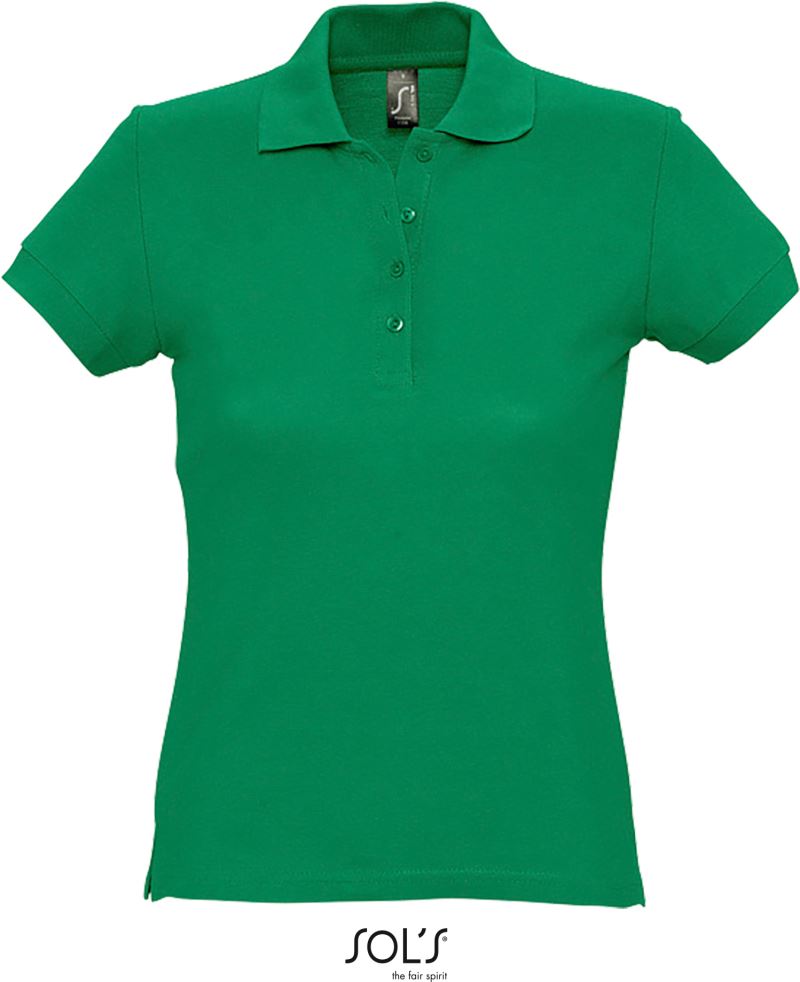 Dámské piqué polo - kelly green