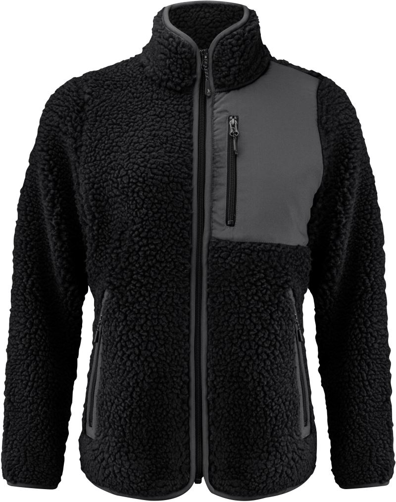 Levně Dámská fleecová bunda Sherpa "Two-Tone" - black
