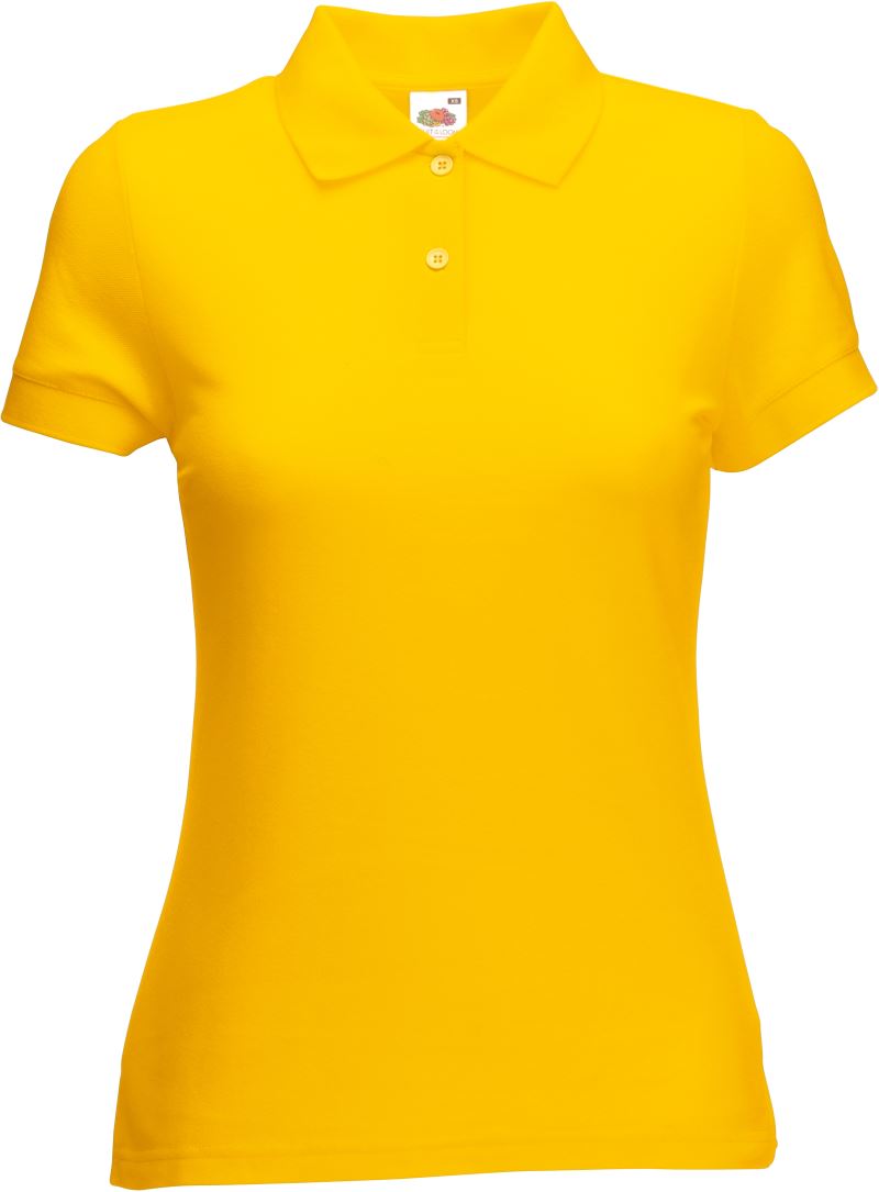 Levně Dámské piqué polo - sunflower