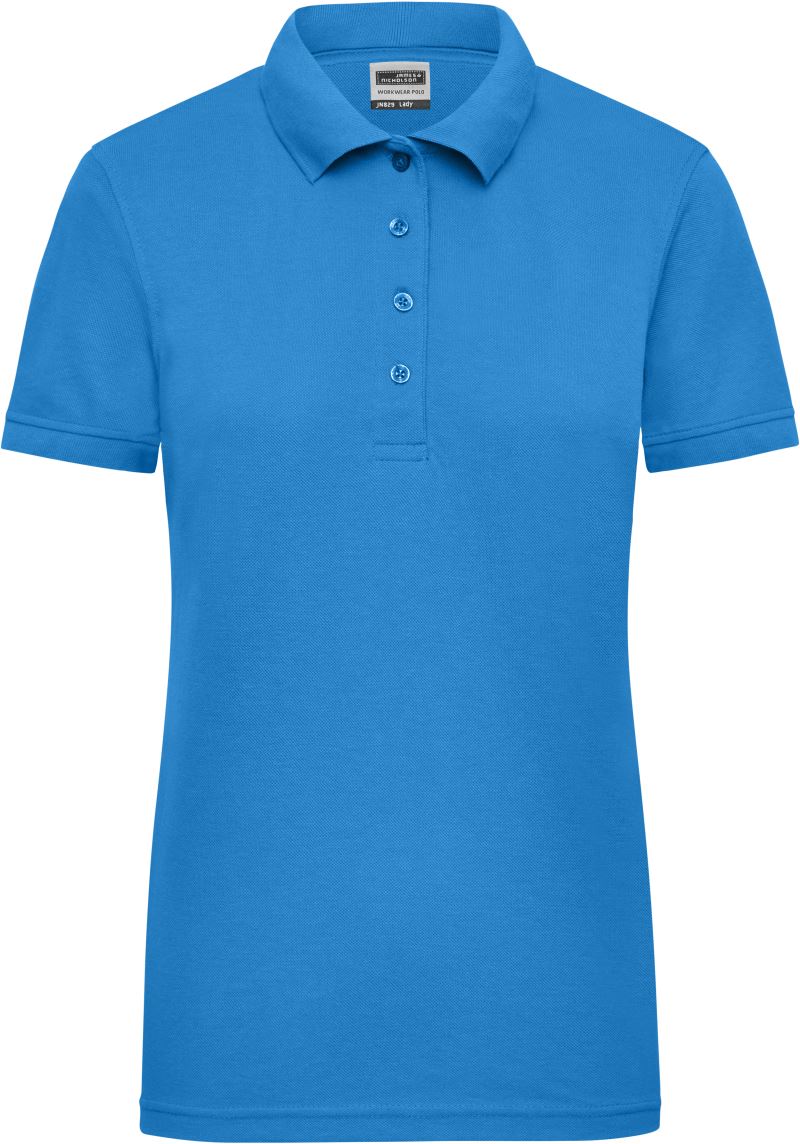 Levně Dámské pracovní piqué polo - aqua