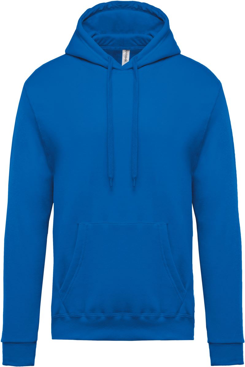 Levně Pánská mikina s kapucí - light royal blue