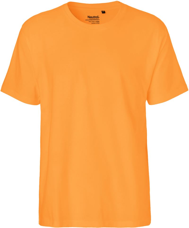 Levně Pánské tričko z těžké bio bavlny - okay orange