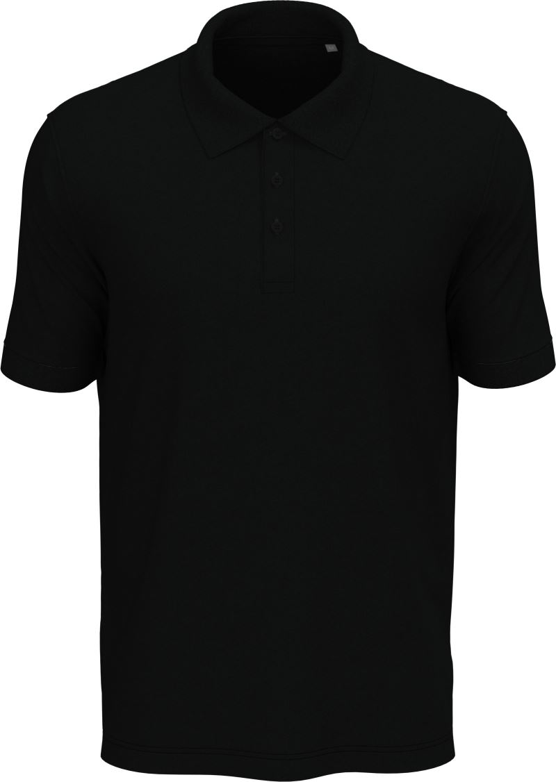 Levně Pánské piqué polo "Lux" - black opal