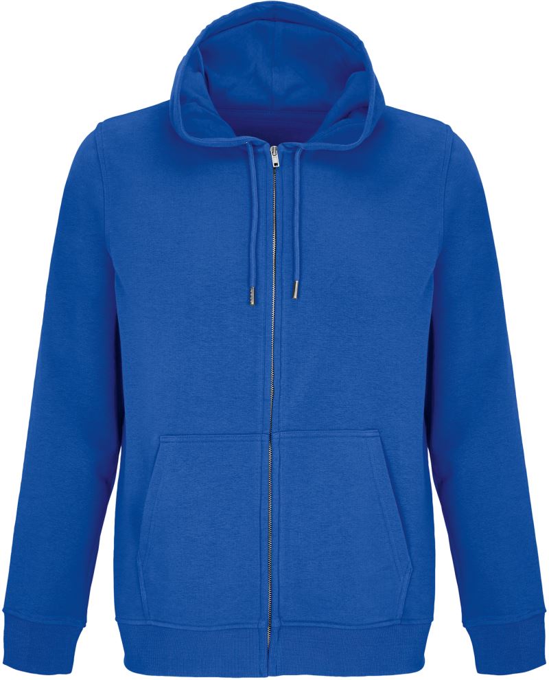 Levně Unisex mikina s kapucí z těžké bavlny - royal blue