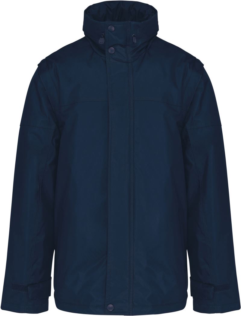 Levně Pracovní bunda „Factory“ s odepínacími rukávy - navy/navy