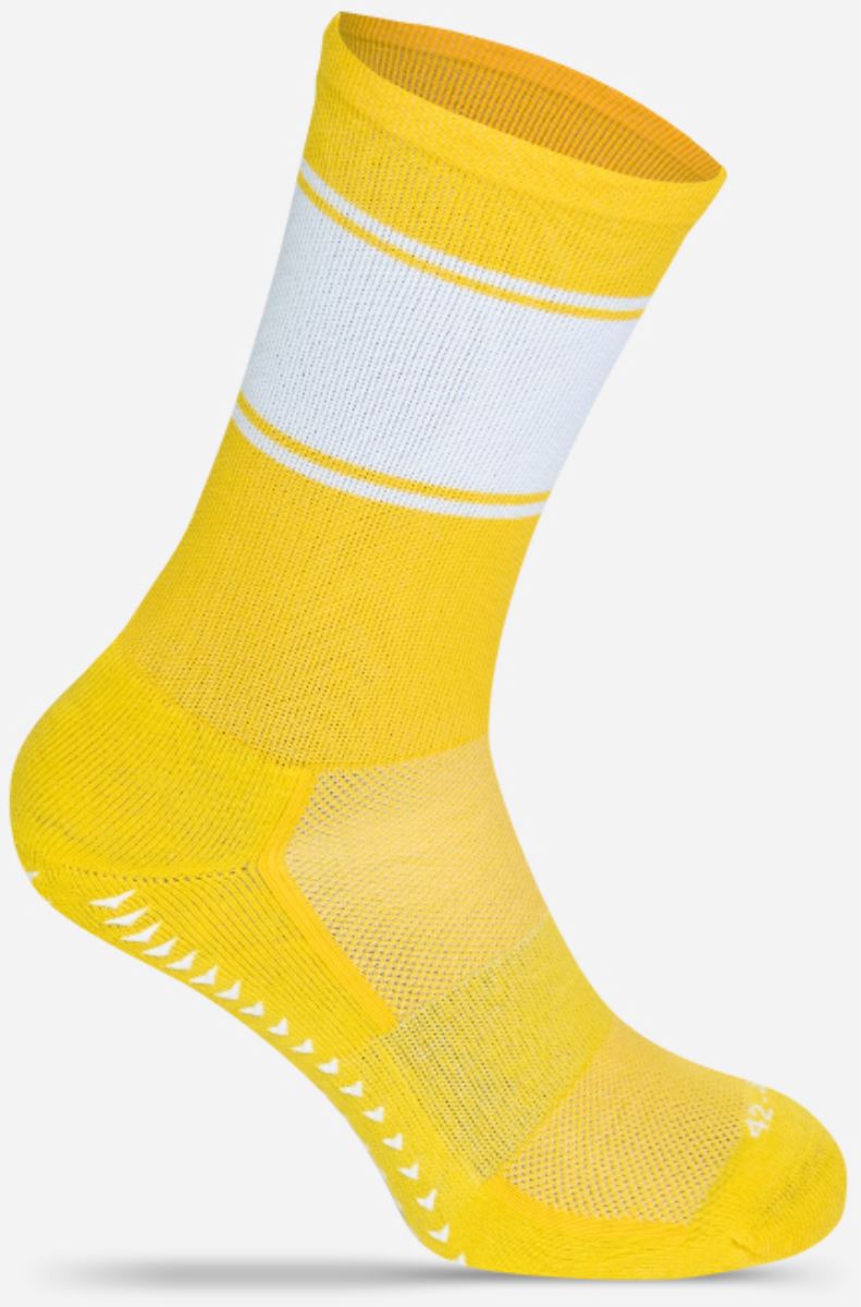 Levně Sportovní ponožky "Ballersocks Light" - yellow/white