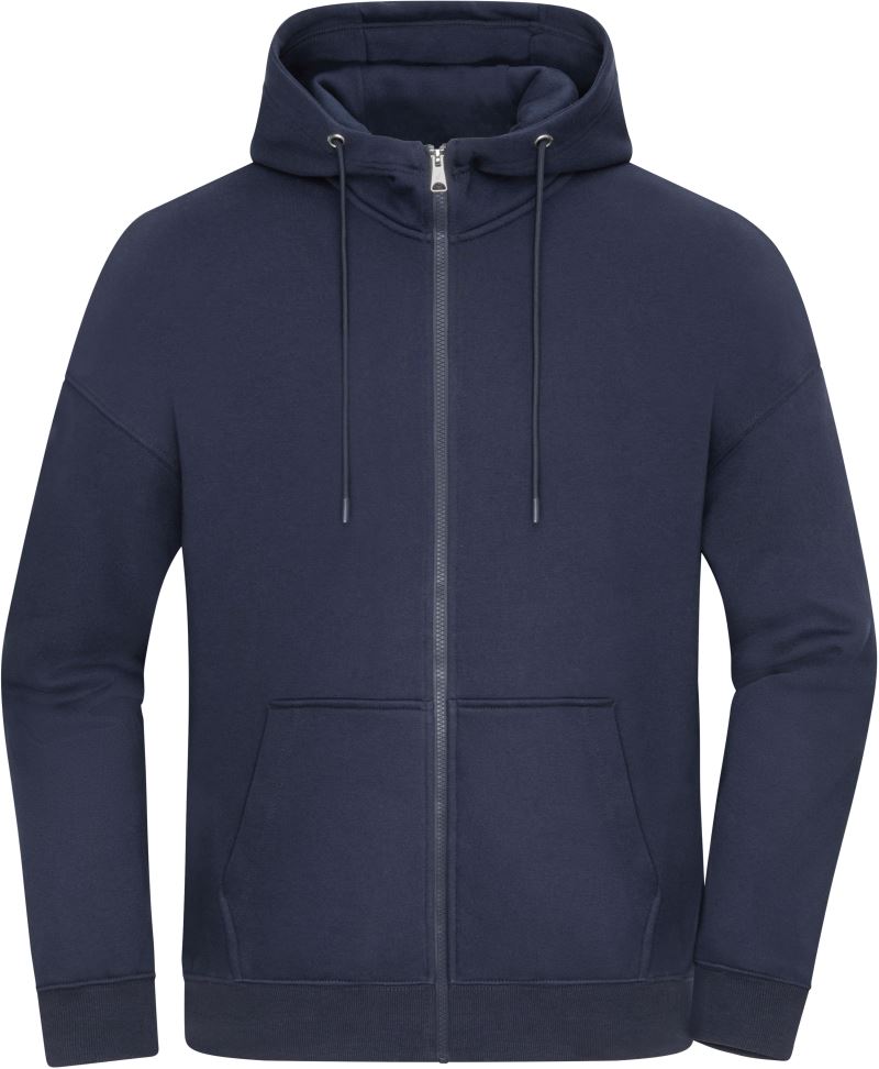 Levně Oversize mikina s kapucí z bio bavlny - navy