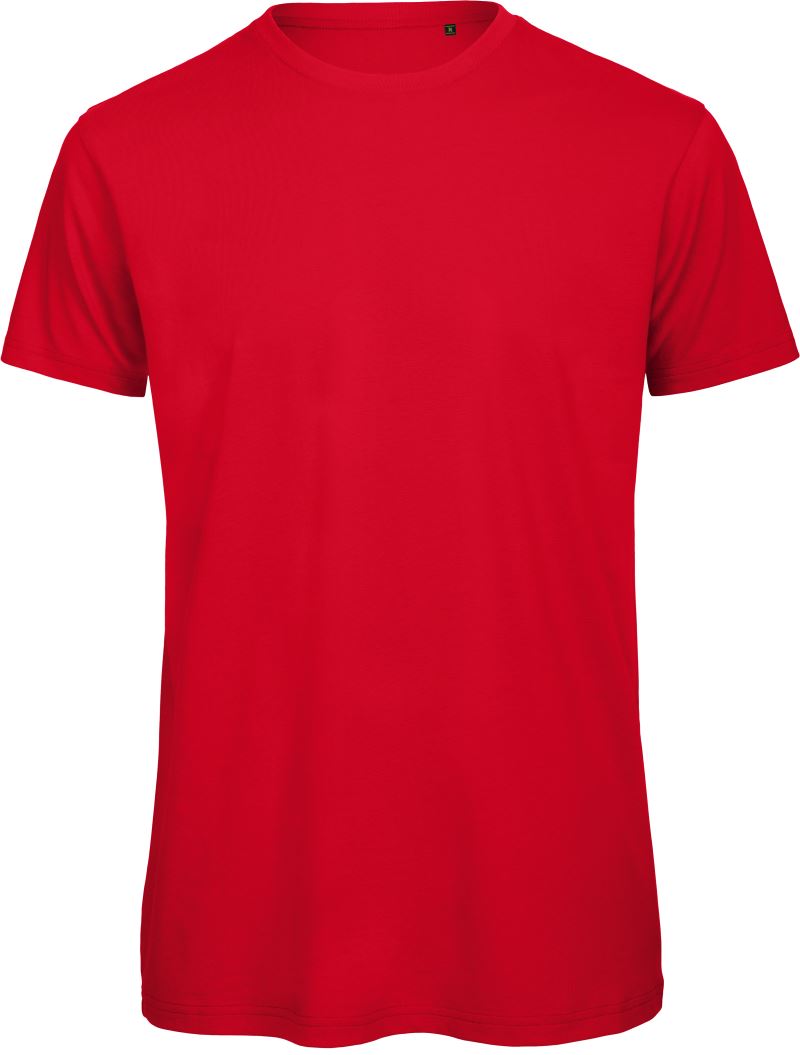 Levně Pánské tričko Medium Fit z bio bavlny - red
