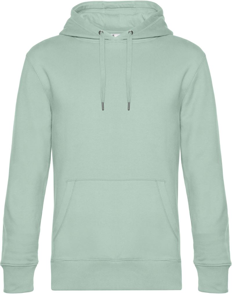 Levně Pánská mikina s kapucí - aqua green